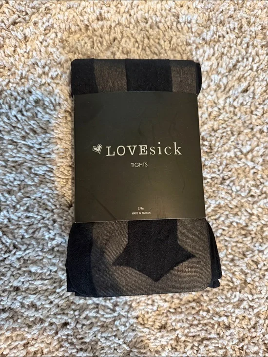 LOVEsick Black Tights