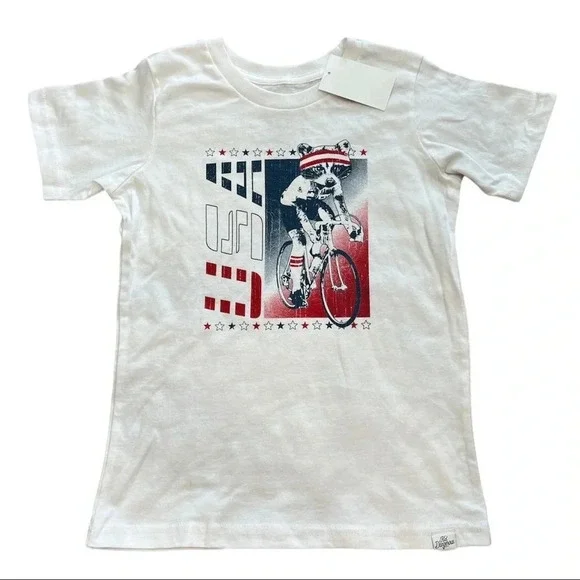 Kid Dangerous White Raccoon USA Tshirt S M XL