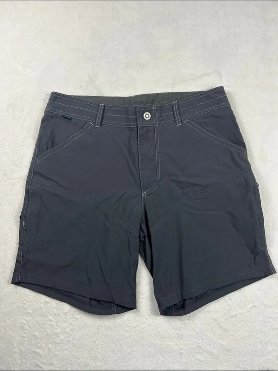 Kuhl Renegade Shorts Men’s 34 Carbon Gray Hiking Outdoor Style 5121 Nylon