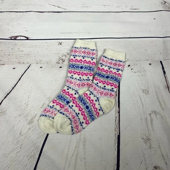 American Eagle Blue‎ Printed Crew Socks