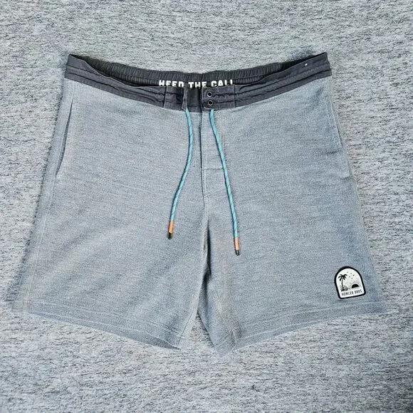Howler Bros Shorts Men's 36 Gray Tranquilo Chillshorts Beachy Casual Comfort