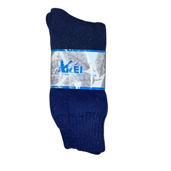 NEW WITH TAGS REI WOOL‎ BLEND SOCKS MENS BLUE