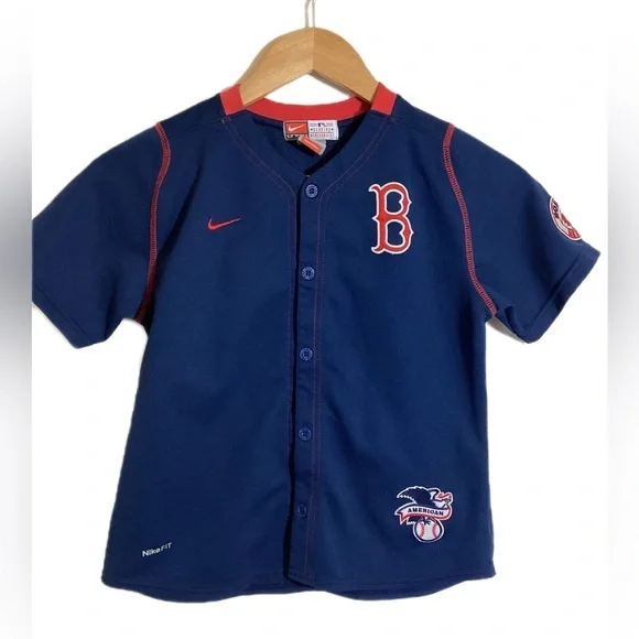 NikeFIT Boston Red Sox Baseball Boy’s Jersey Tee