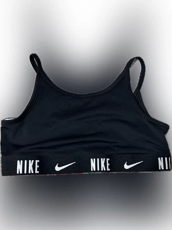 Nike Trophy Big Kids’ (Girls’) Sports Bra Black/White