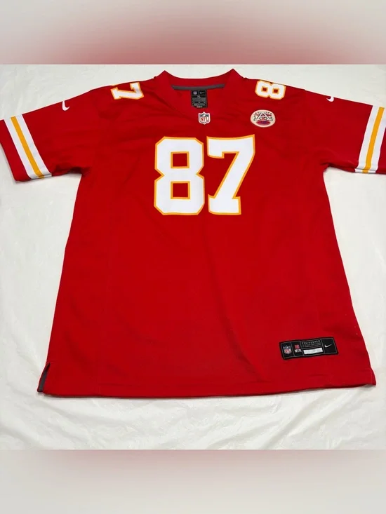 Travis Kelce #87 Kansas City Chiefs Nike Jersey Youth Boys Size XL