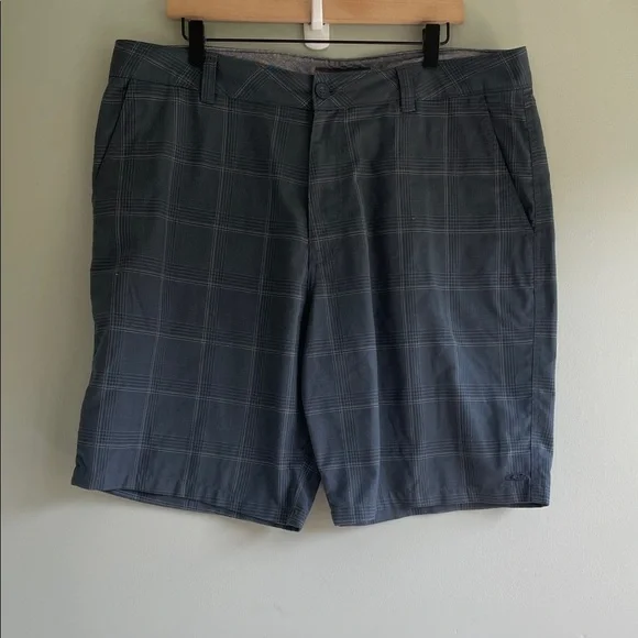 O'Neill Charcoal Plaid Men's Shorts