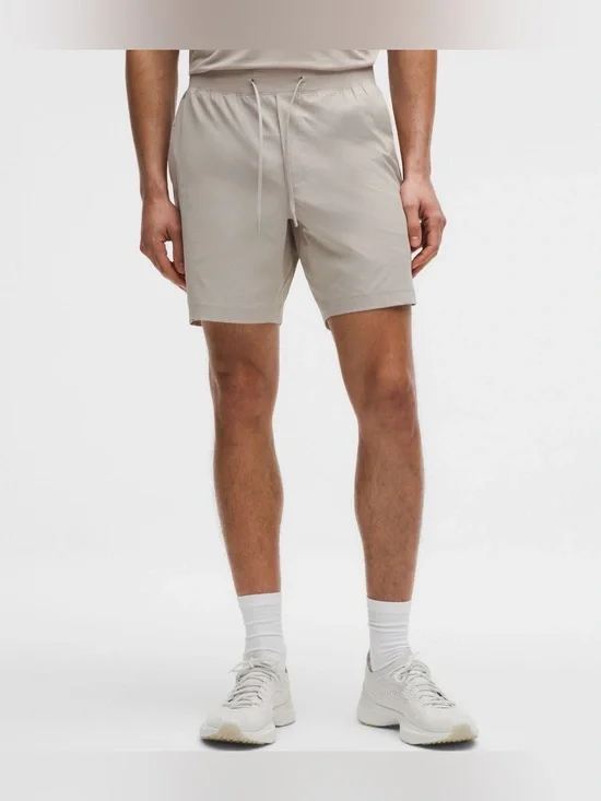 Lululemon Men's Zeroed In Short 7” Sz Large Downtown Tan NWT