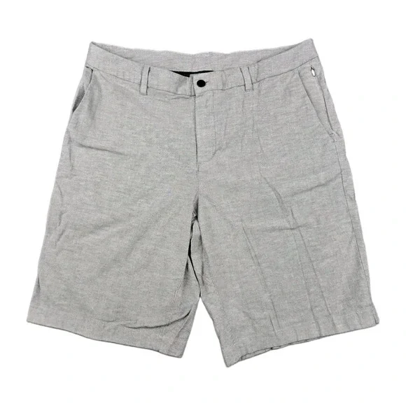 Lululemon Commission Shorts Mens Size 36 Gray 11 Inch Inseam LM7AAMSE Athleisure