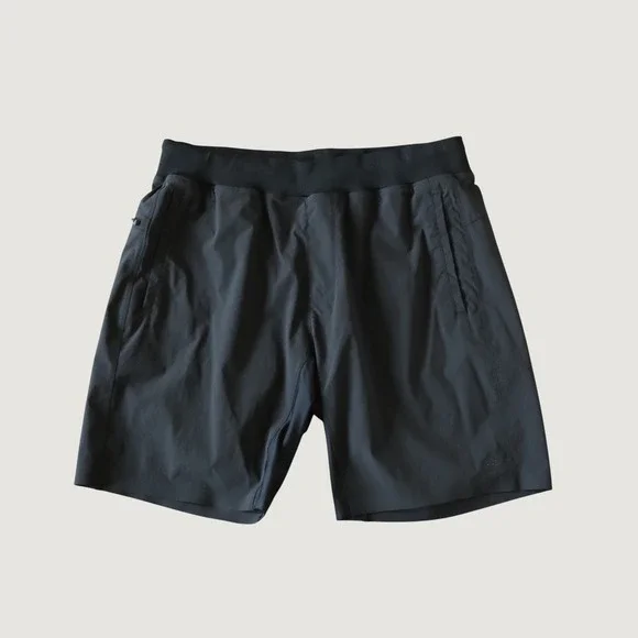 Greyson Training Shorts Mens Black Logo Athletic Performance XL Activewear