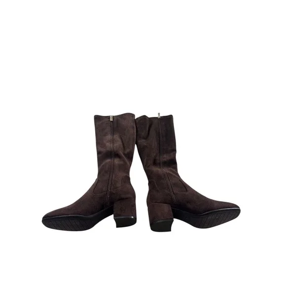 Kenneth Cole‎ Rida Stretch Boots Brown Chic Womens Comfort Size 5.5 NWB Stylish