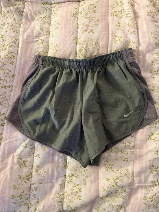 Nike Girls Grey Athletic Shorts