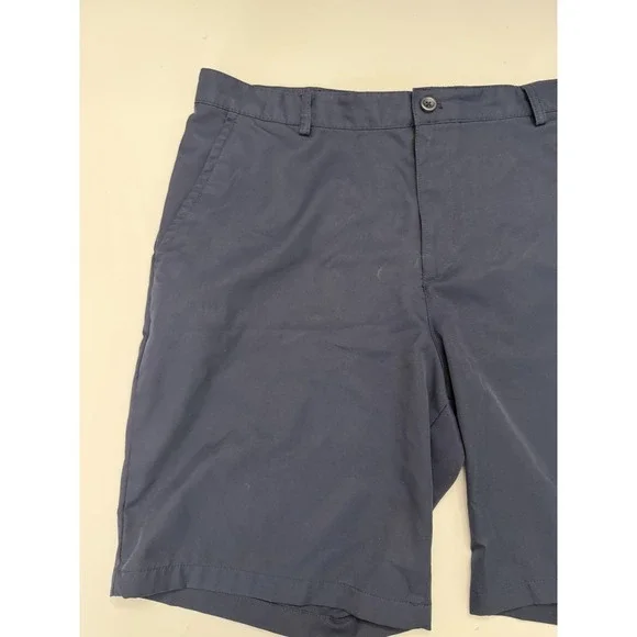 IZOD Golf Performance Shorts Men's Size 40 Navy Stretch Flat Front 10
