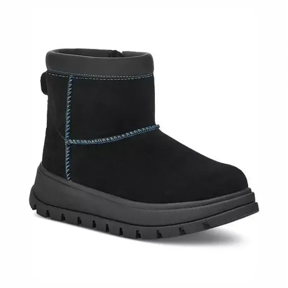 Koolaburra by UGG Koola Mini Hybrid Waterproof Boots Suede Faux Fur Lined Size 8