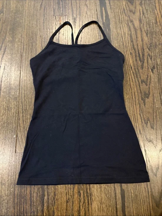 Ivivva Black Girls' Slim Razorback Tank (size14)