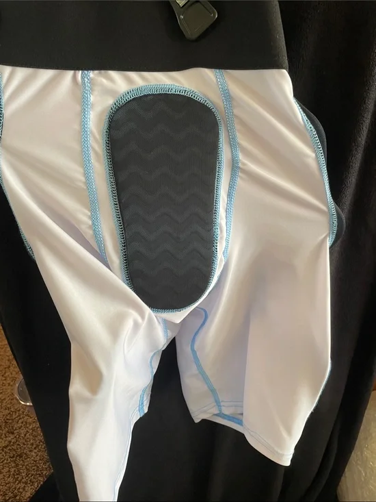 Mens football compression shorts