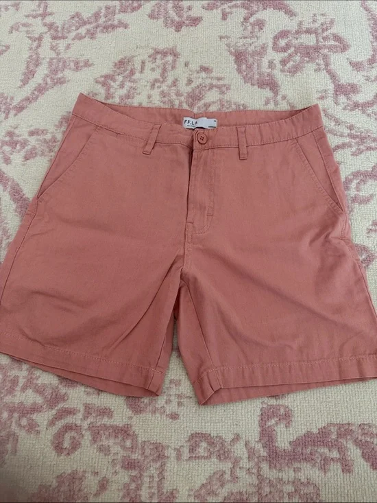 FF.LA Modern Coral Pink Chino Shorts