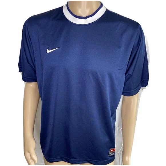 Vintage Nike Shirt Youth L 12-14 Jersey Crewneck 90s Retro Embroidered Swoosh