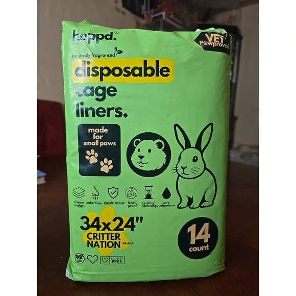 Hoppd‎ Disposable Cage Liners For Critters