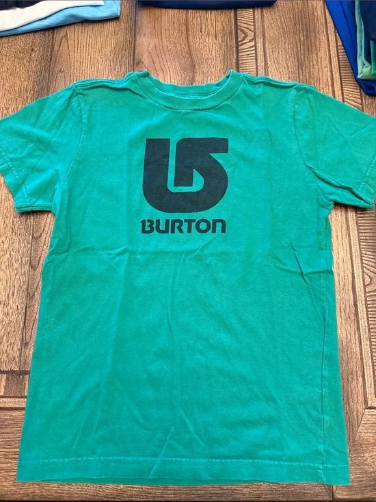 Burton Teal Green Logo Short Sleeve Tee