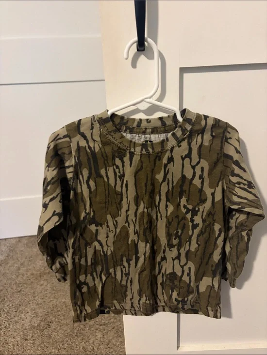 Kids Camouflage Short-Sleeve Tee - Olive Green