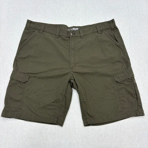 Carhartt Force Relaxed Fit Ripstop Cargo Work Shorts Mens 48 Olive Green 11