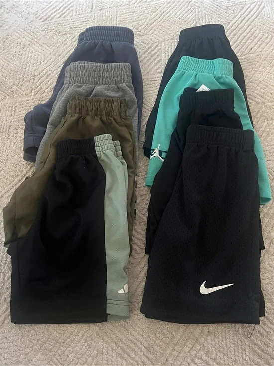 Bundle of Little Boy’s Athletic Shorts (8)