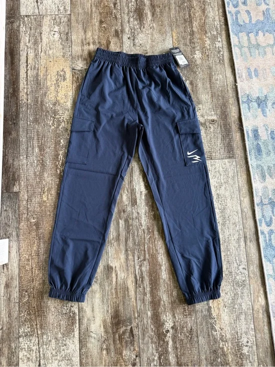 2 for $30 sale: NWT Nike 3BRAND by Russell Wilson Boys' Cargo Joggers navy blue