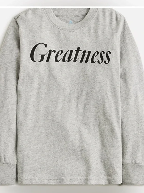 J. Crew Crewcuts Heather Gray Long Sleeve Tee with 