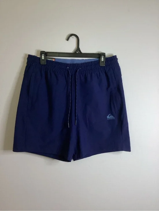 Quiksilver Deep Navy Drawstring Athletic Shorts