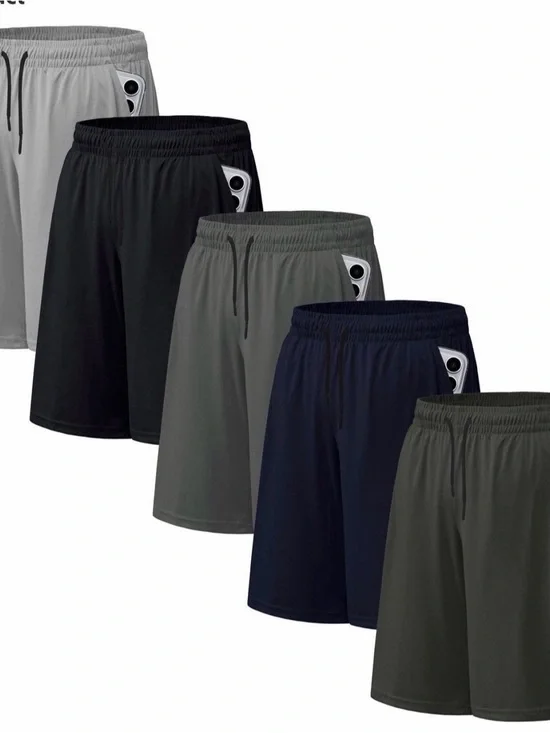 Men's Performance Knit Shorts - Black, Gray, Navy, Olive