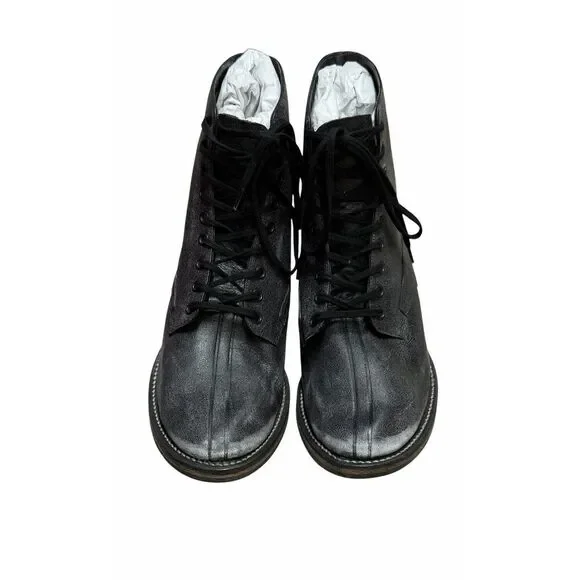 THE GREAT Distressed Boxcar Boot in Black NWB Size 10