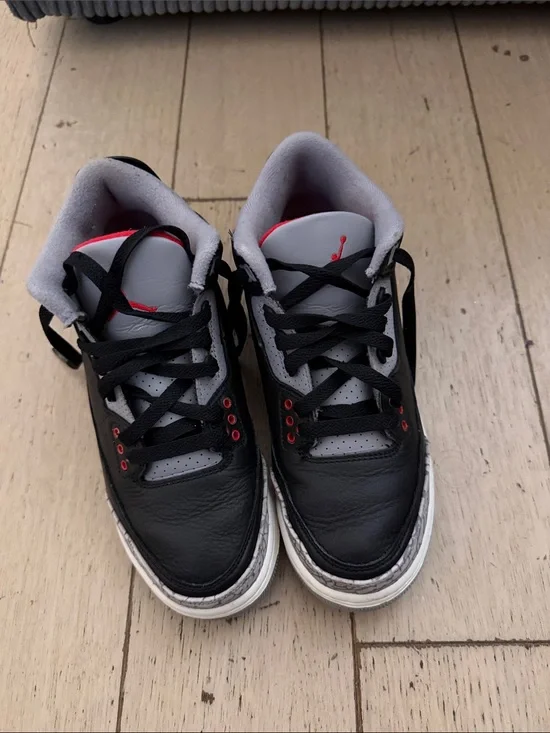 JORDAN 3 RETRO OG GS 'BLACK CEMENT'