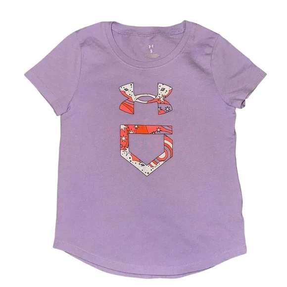 Under Armour Kids Purple Graphic T-Shirt