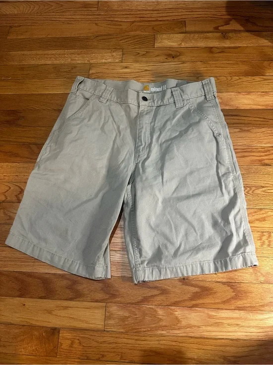 Carhartt Relaxed Fit Khaki Shorts Canvas 34