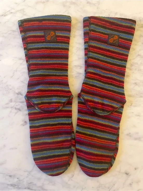 Acorn Multicolor Striped Women’s Footies