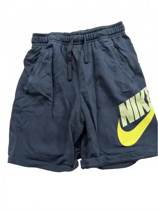 Nike Boys Navy Fleece Shorts XL+ Husky