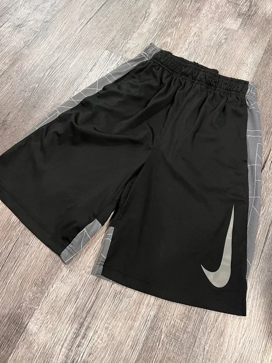 Nike Dri-FIT Athletic Shorts Black Gray Geometric Print Men’s XL