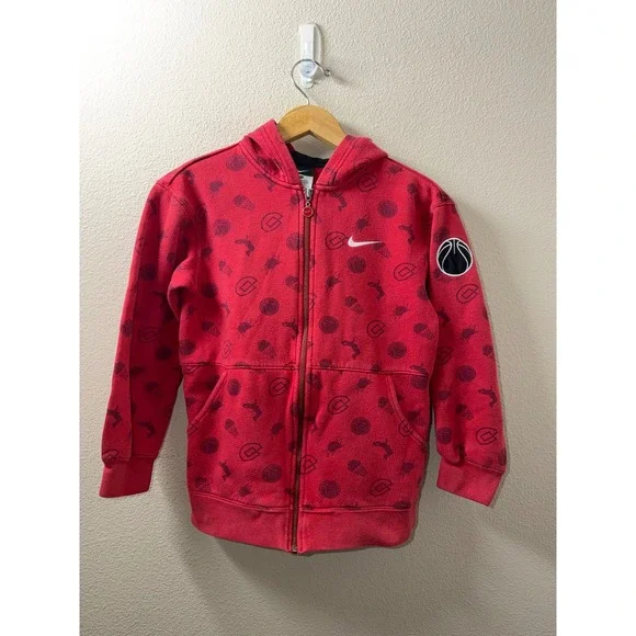 Boys Nike Hooded Jacket Size Small