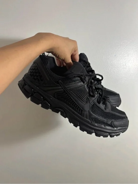 Nike Kids All-Black Mesh & Rubber Sneakers