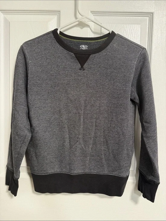 Athletic Works Charcoal Gray Crewneck Sweater