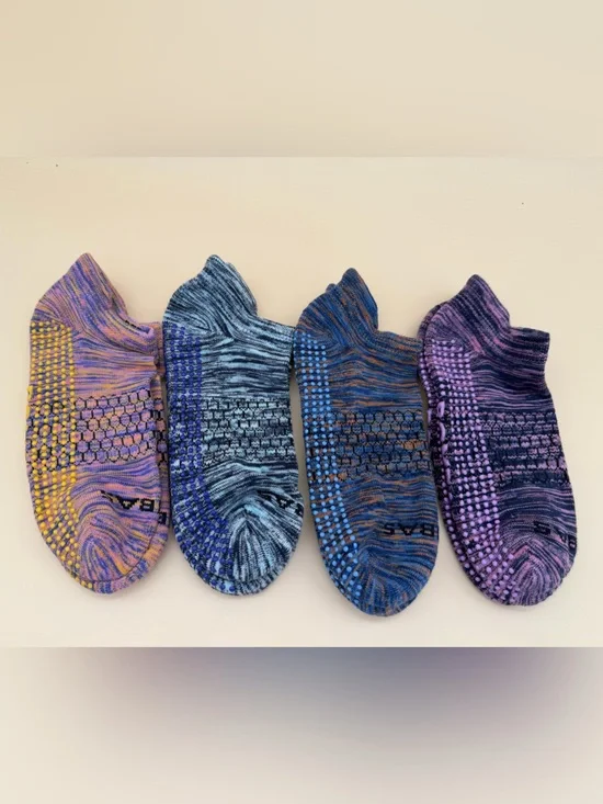 Bombas Multicolor Gripper Ankle Socks Size Medium 6 Pairs New without tags