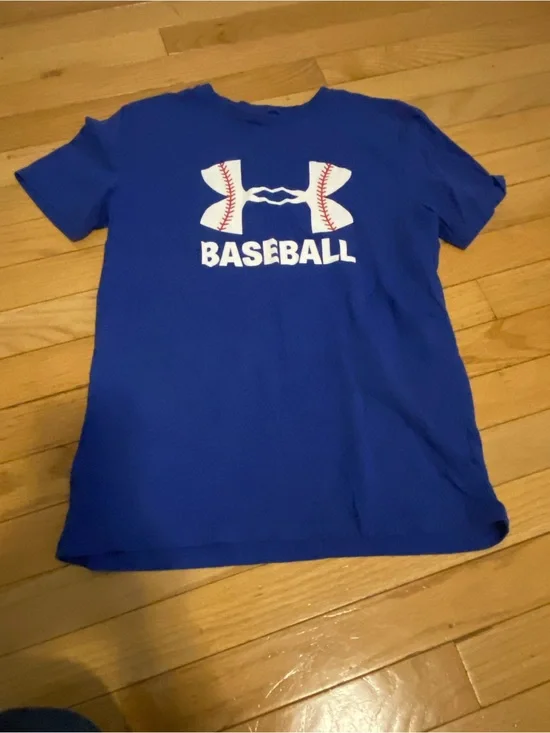 Under Armour Royal Blue Baseball Graphic Tee