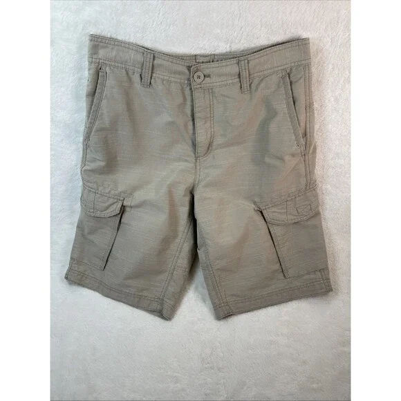 Faded Glory Men's Kahki Shorts, Size 30, Inseam 10 1/2