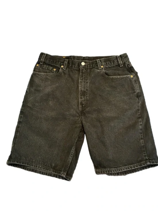 Vintage Y2K Men’s Levi's Black Denim Shorts, size 36