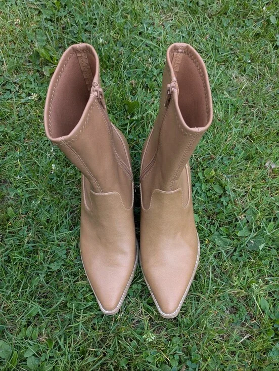 Universal Thread Tall Ankle Boot In Tan