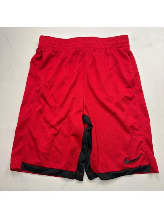 Nike Athletic Shorts Red Black Dri-FIT - Boys XL