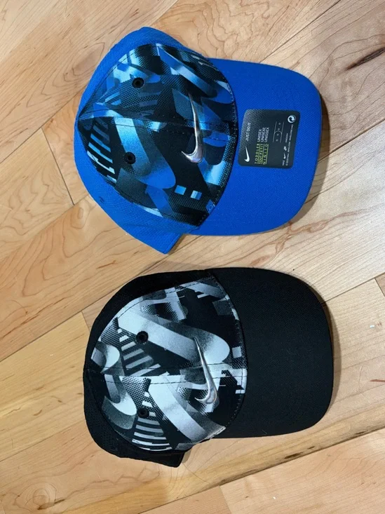 Nike Toddler Caps — Black & Blue Graphic