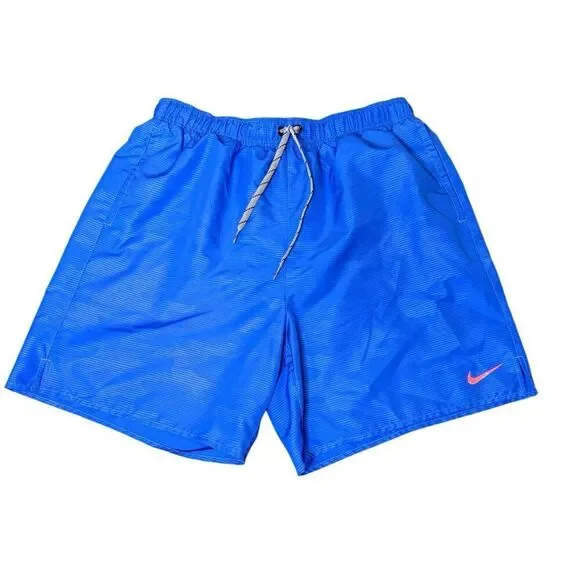 Nike Board Short Swim Trunks Lined Boys Sz. XL Blue Swim Soccer