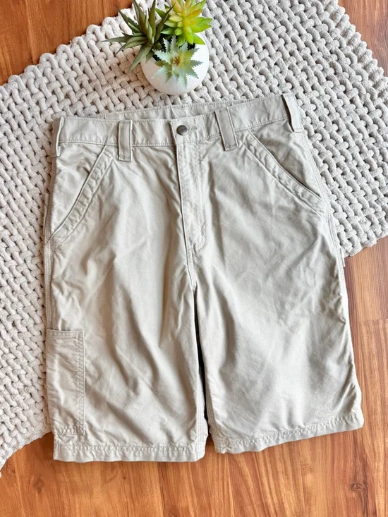 Carhartt | Men’s Canvas Utility Shorts B147 10” | Tan | 32