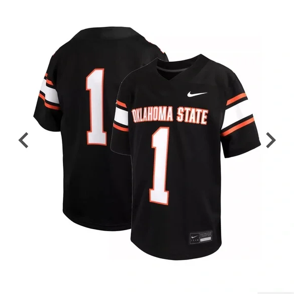 Nike Youth Oklahoma State Cowboys Black Football Jersey Size Small